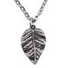 Clover Mushroom Leaf Nature Pendant Antique Bronze Metal Bridal Collar Necklace Fashion Gift