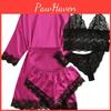 Plus Size Lace Sexy Womens Lingerie Set Pajamas