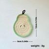Handmade Crochet Knitted Cup Mats Yarn Fruit Cup Coasters  Office Desk Use