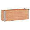 vidaXL Brown Raised Garden Bed 150 X 50 X 54 Cm WPC and Aluminium