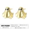 Pumpkin Grimace Ghost Stud Earrings Fun Funny Halloween Spider Web Earrings Ve1701-1705