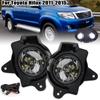 for Toyota Hilux VIGO MK7 2012 2013 2014 2015 2016 Car Fog Light Lamp Kit w/ Harness Bulb Switch Headlights Styling Accessories