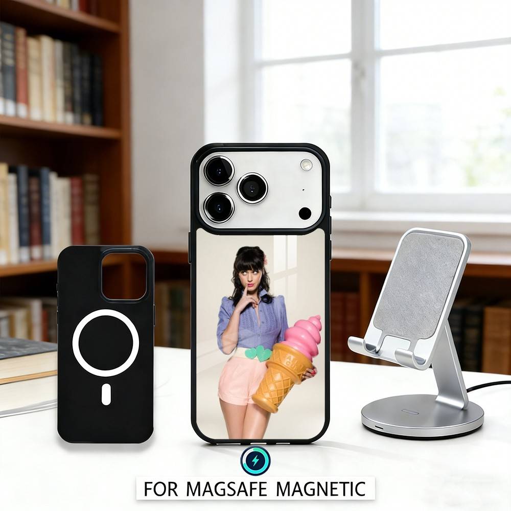Lovely K-Katy P-Perry 143 Phone Case For iPhone17,16,15,14,13,12,Pro,Max,Magnetic For Magsafe Wireless Charging