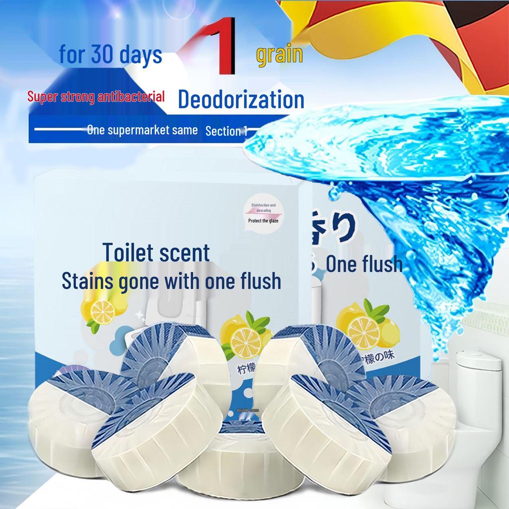 Gardenia Bicolor Blue Bubble Toilet Cleaner & Air Freshener - Long-Lasting Fragrance