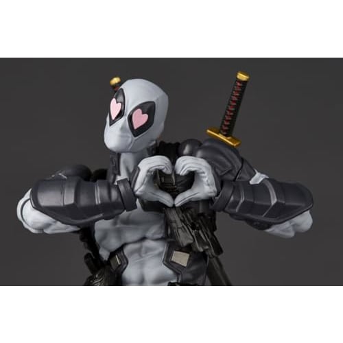 Kaiyodo Revoltech Amazing Yamaguchi Deadpool Ver. 2.5 X-Force Color, Approximately 170mm Tall, Non-scale PVC & ABS Painted Action Figure