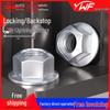 Self-Locking Flange Nut, Grade 10, Galvanized, M6/M8/M10/M12/M16