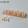 Nail Art Tools Resin Aurora Finger Holder Chess Practice Holder Set Bracket Water Drop-Shaped Practice Tool