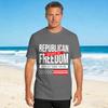 Conservative Republican Freedom Cotton Tshirt For Unisex Beach Vintage T Shirts Hip Hop Tee Shirt Oversize Dropshipping Tops