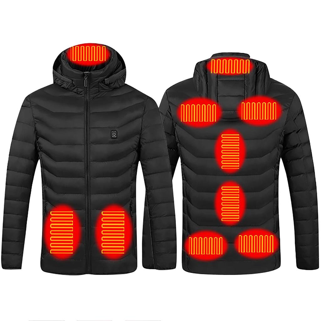 Nově vylepšená kontrola 9 vyhřívací vesta konstantní teplota inteligentní elektricky vyhřívaný kabát