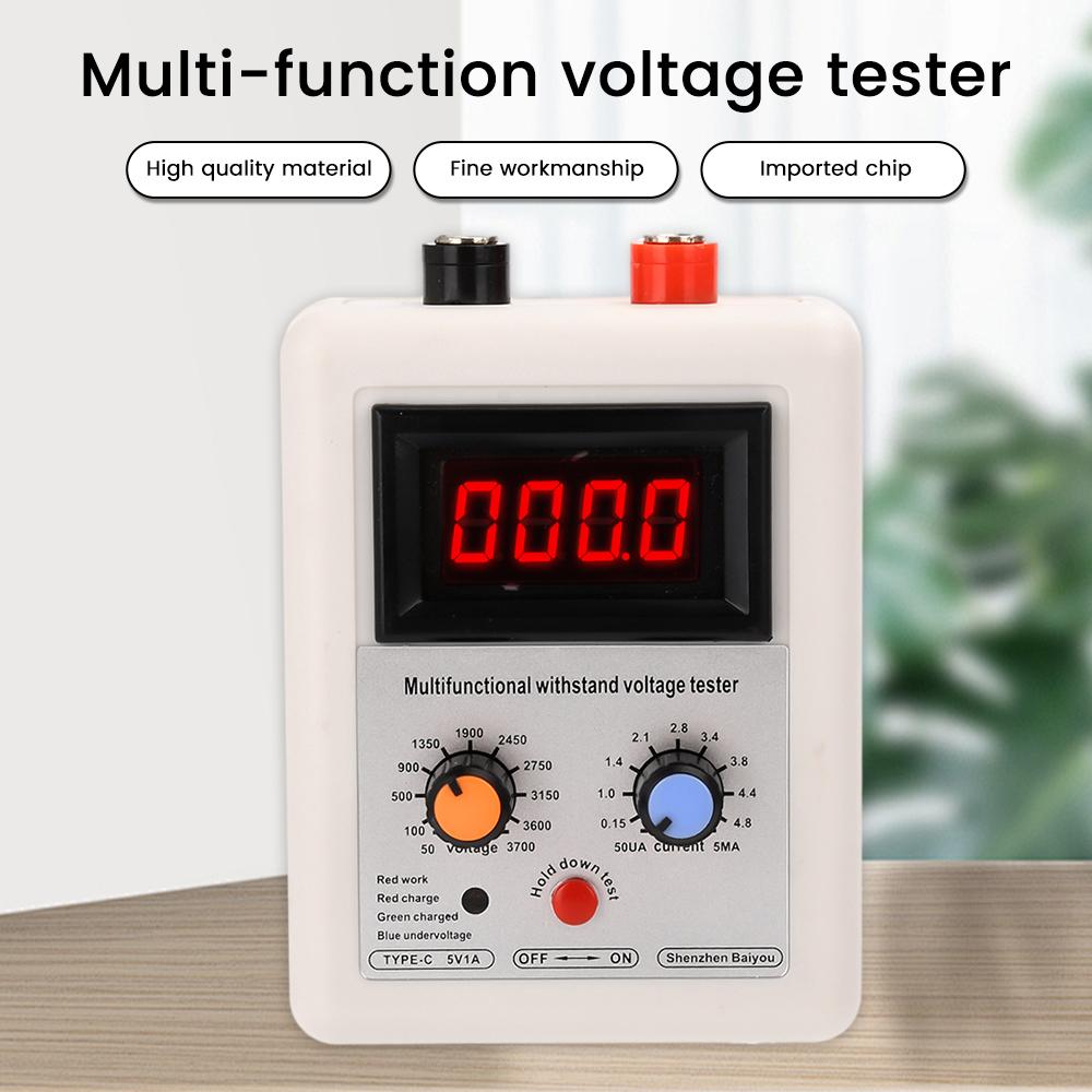 DC 50V-3700V IGBT Voltage Capability Transistor Tester Diode N-P MOS Triode LED Voltage Capability MOV Withstand Voltage Tester