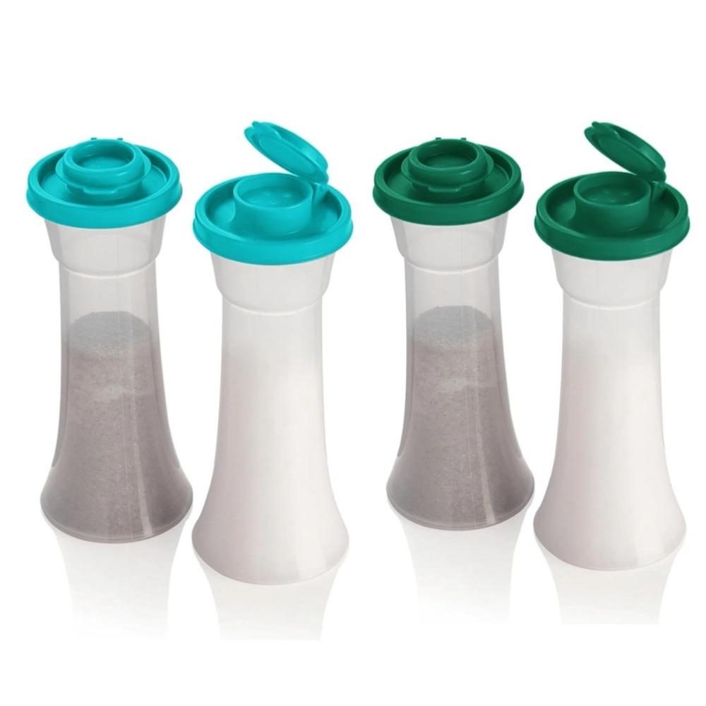 2PCS Plastic Seasoning Bottle Clear Barbecue Seasoning Jar Pepper Bottle  Restaurant