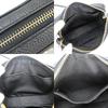 Used COACH Shoulder Bag Pochette 87734 Leather Black Mini