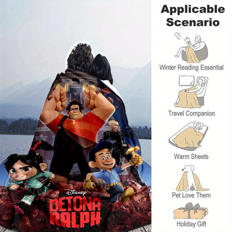 1pc, Unwrap Joy with Ralph's Cozy Home Decor: A Perfect Gift, Soft Flannel Blanket for Bedroom, Living Room, Travel, Camping
