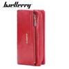 Baellerry Women's Long Wallet: Korean Style Clutch with Multi-card Slots and Mobile Phone Holder.