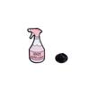 Original Enamel Alloy Brooch Alphabet Paint Spray Bottle Shape Lapel Pin for Clothes Backpack Decoration Fashion Badge Crossborder Accessory