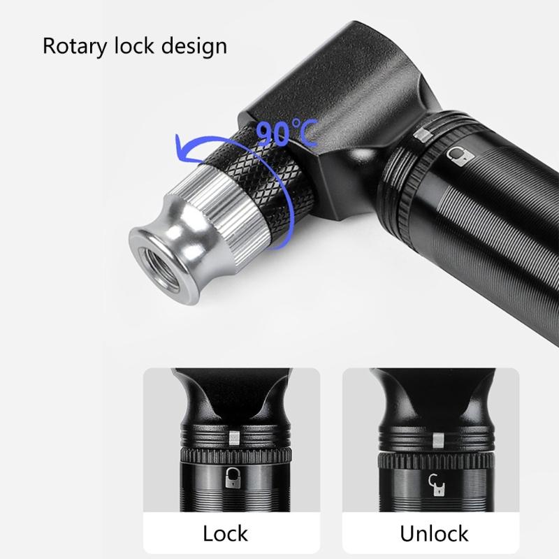 Small Portable Hand Pump 130PSI High Pressure Bicycles Pump Cycling Tire Inflator Bicycles Tire Pump Cycling Accessories