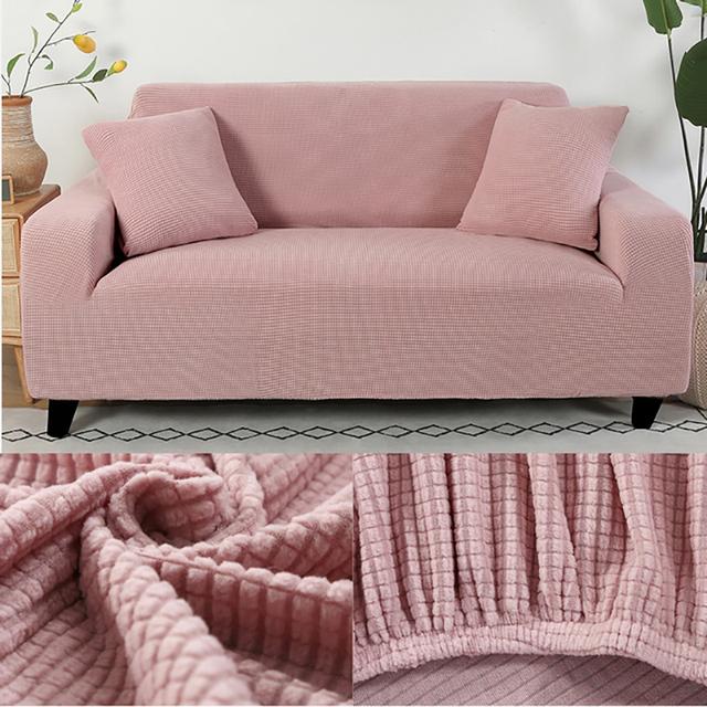 Sofa Case For Living Room Thick Elastic Polar Fleece Cover For Couch Couch Armchair 1 Top 2 3 4 Seat L Shaped Corner Sofa Cover for Home