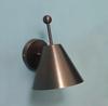 Handmade Brass Wall Sconce: Mid-Century Style Pivot Light