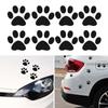 4Pcs Car Sticker Funny Cute Dog Paw Sticker Foot Prints Footprint Decal Animal Stickers Vinyl Motorcycle Auto Decoration Decal