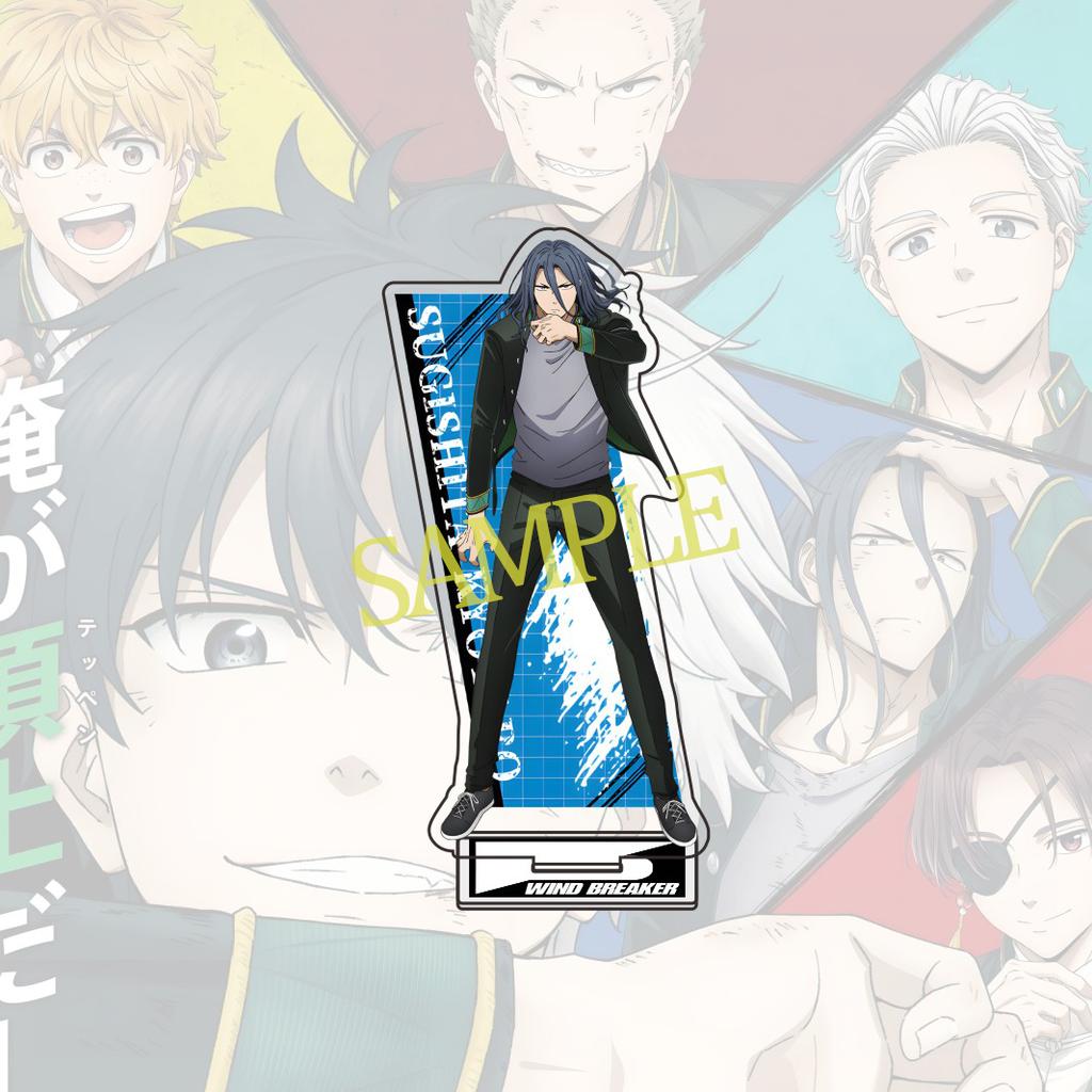 Japan Anime WIND BREAKER Season three 15cm acrylic big stand brand Sakura-harusugita Keitaro acrylic decoration fan gift