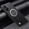 Busine Sle Leather Metal Car Magnetic Holder Phone Case for POCO X7 F6 X6 F5 X5 Pro Pro M6 4G C75 C65 Skin Feel Protect Cover