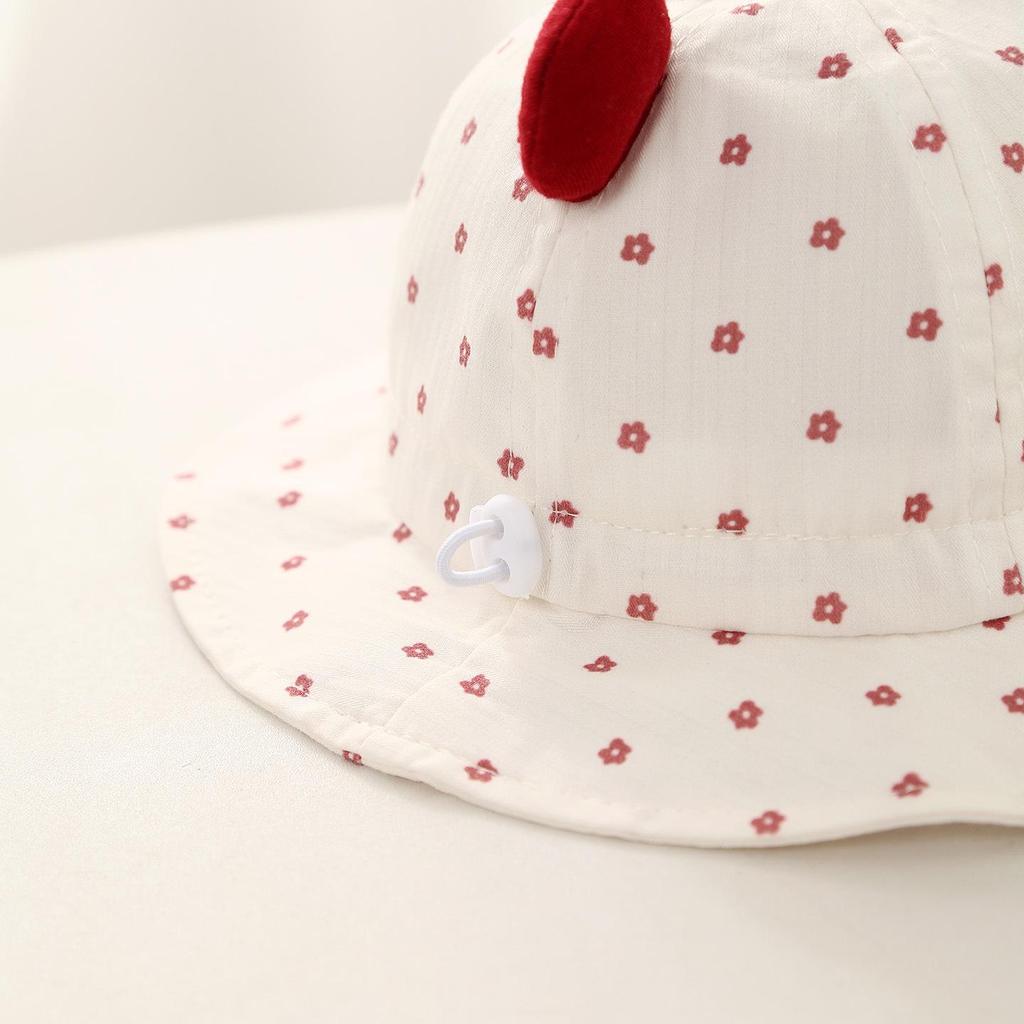 Adorable Windproof Baby Bucket Hat for Boys & Girls - Spring & Autumn Newborn Travel Hat