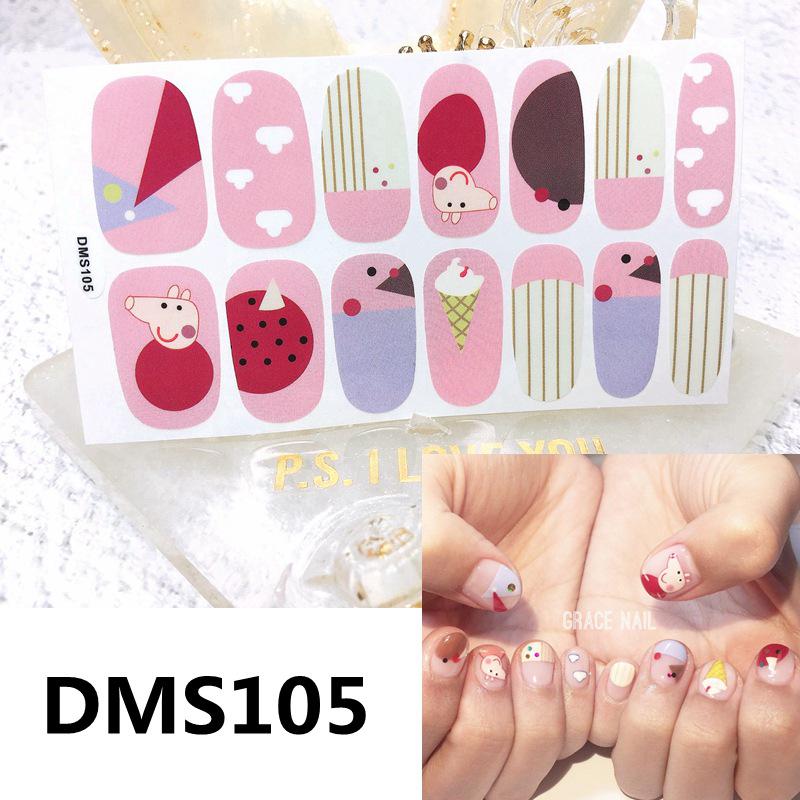 New Adorable Cartoon Expression Nail Stickers - Fun, Cute, No-Bake Design