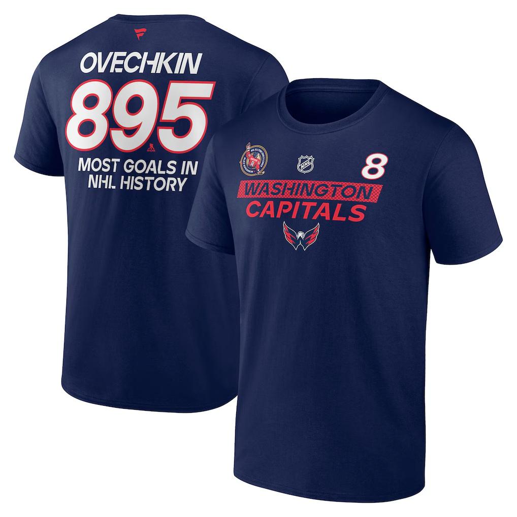 

Alexander Ovechkin Washington Capitals AllTime Leading Goal Scorer 895 TShirt Soft Vintage Men and Women Fashion Casual Tee M