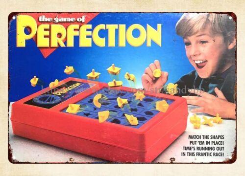 

Perfection Board Game s metal tin sign interior design coffee shopAluminum 20x30cm（7.8x11.8inch）