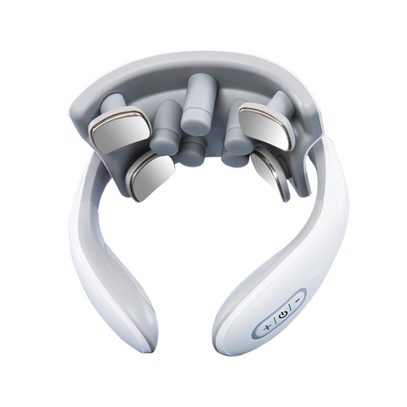 Cervical Massager Electric Portable Intelligent Pulse Neck Neck Shoulder Neck Physiotherapy Hot Compress Artifact Vertebral Massager