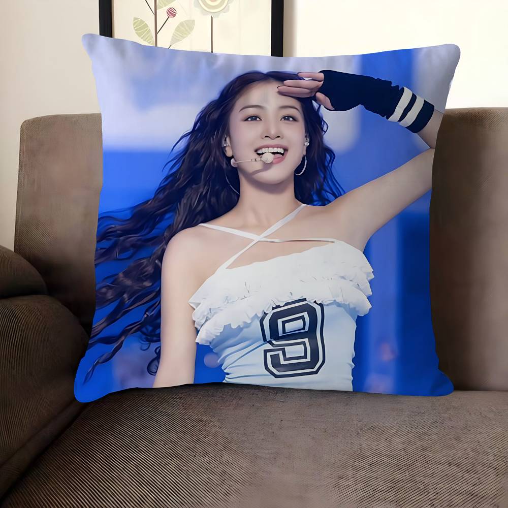 Певица Пак Чжи Хё Наволочка Мультяшный Подарок Чехол для Подушки Спальня Дом Диван Кресло Сиденье Декор Наволочка 12x12Inch