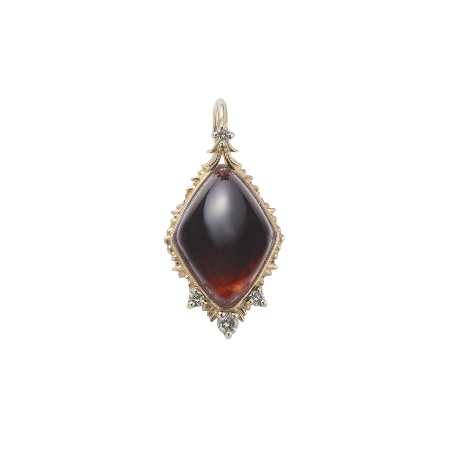 

K10 charm [Agate] коричневий