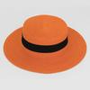 Color Square 20 Buckle Round Straw Hat Summer Travel Sunshade Cap Breathable