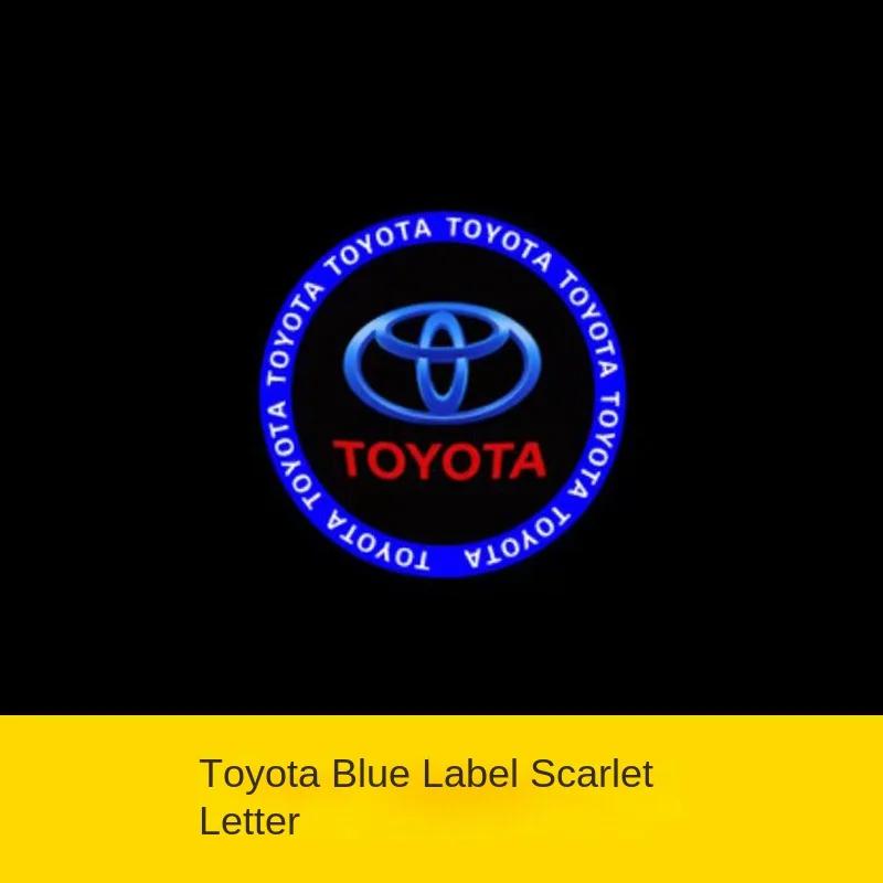 Car Door LED HD Welcome Courtesy Shadow Projector Lamp Logo Light For Toyota 12V 4-wheel N280 Highlander Kluge Car Accessories