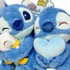 Stitch Plush Toy with Heart, Super Soft Long Pile Fabric, 30/40/50/70/90cm Multiple Sizes, Birthday Valentine's Day Gift
