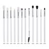 HMU White Woold Handle High Quality Professional 12pcs/20pcs Makeup Blending Eye Shadow Makeup Brush Set