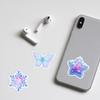 52pcs Christmas Snowflake Stickers: Waterproof, Removable Window Decor for Home & Shop