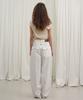 MARROT Curved Cotton Pants_White