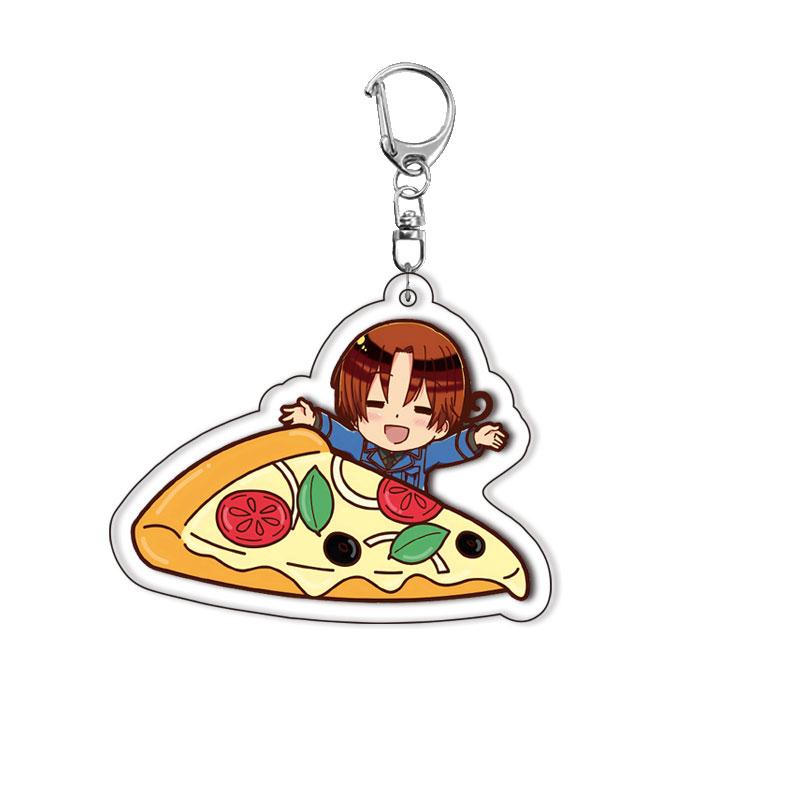 

Hetalia Axis Powers APH All Chibi Characters Key Chain Keychains Ring For Accessories Bag Cartoon Pendant Keyring Fans Gifts 6 cm