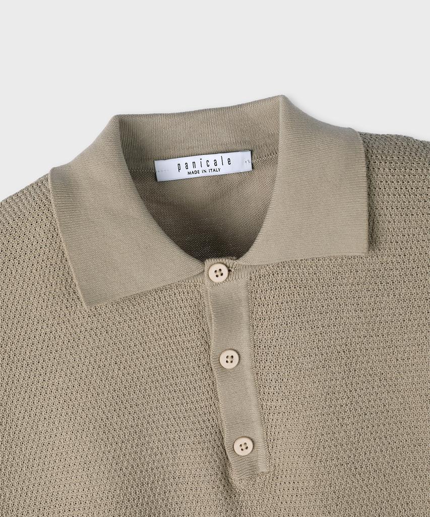 PANICALE Cotton Knit Polo Shirt 2 Colors
