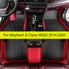 Tapetes de carro para Maybach Classe S W222 S300 320 350 400 450 500 560 600 Cinco Assentos 2014-2016 2017 2018 Acessórios