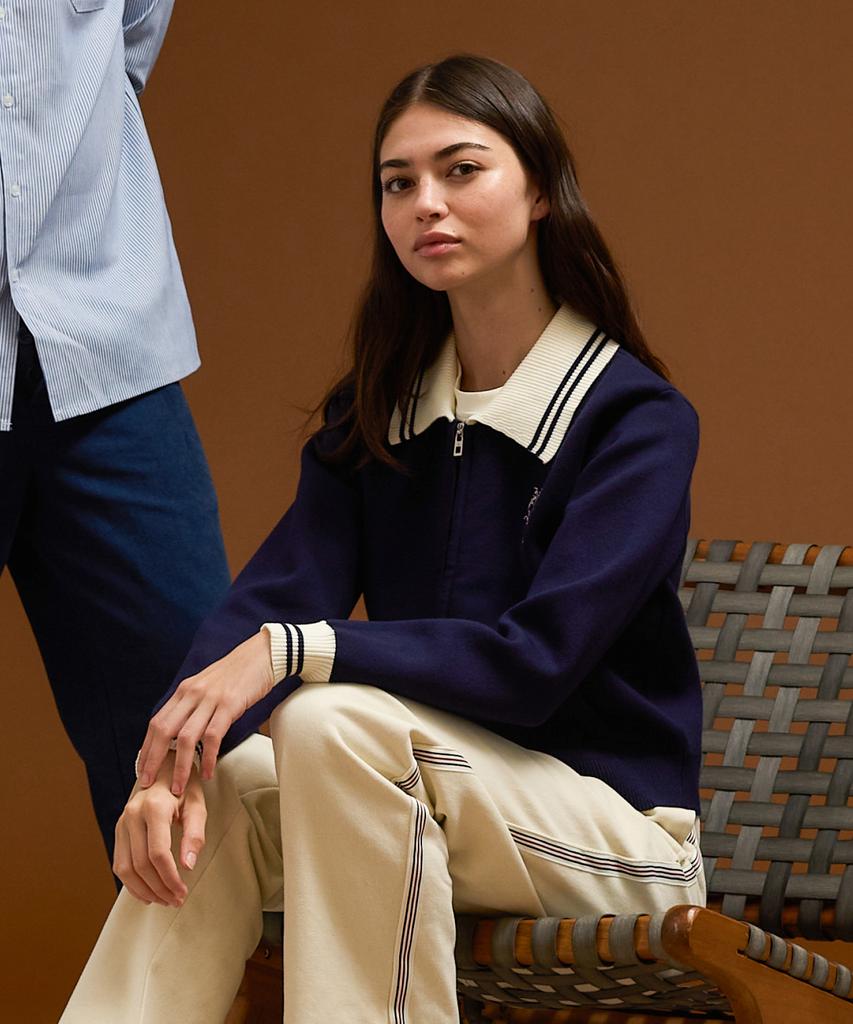 SPERRY Heritage Knit Zip-Up Jacket_Navy [Sprn_0001]