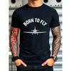 Europäische Größen Herren Sommer T-Shirt Hergestellt aus, Mit Mikrostretch Strickstoff, Bedrucktes Design, Normale Passform, Und Lässiger Stil