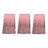 3Pcs Decorative Tablecloths Aluminum Foil Shiny Tablecover Table Decoration AccessoriesRose Gold