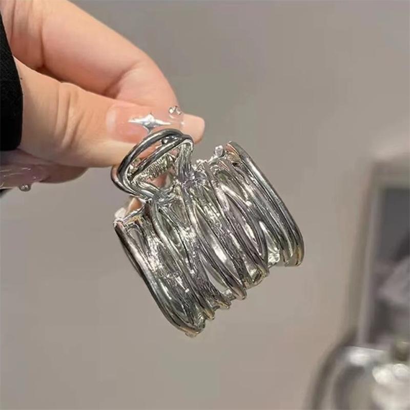 Cutout Metal High Ponytail Grab Clip Hair Clip