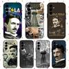 Fashion Art Nikola Tesla Cool Phone Case For Samsung Galaxy S26 S25 S24 S23 S22 S21 Plus Ultra Note20 Soft Black