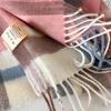 Thick Warm Winter Plaid Scarf Windproof Shawl Wrap Fashion Long Tassel Scarves