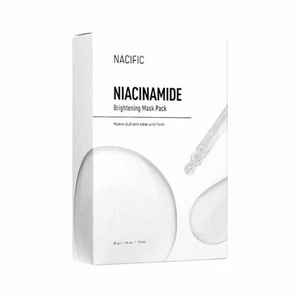 NACIFIC Niacinamide Brightening Mask Pack - 1pack (10pcs)