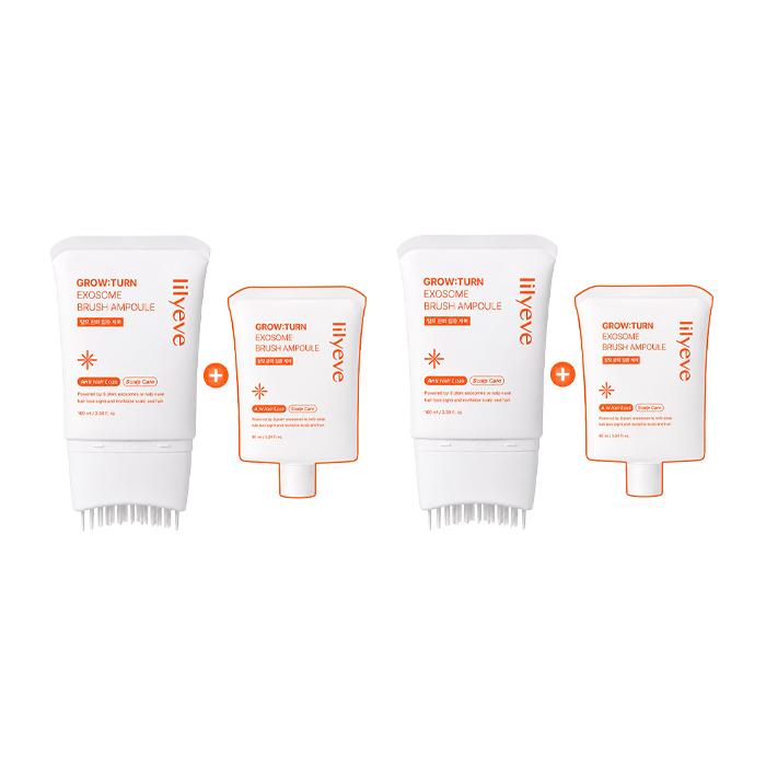 lilyeve Growturn Exosome Brush Ampoule Main 100ml, Refill 90ml  (9 Options)