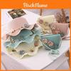 Girl Straw Hat And Bag Set With Breathable Cotton Linen Summer Sun Protection For Beach Vacation